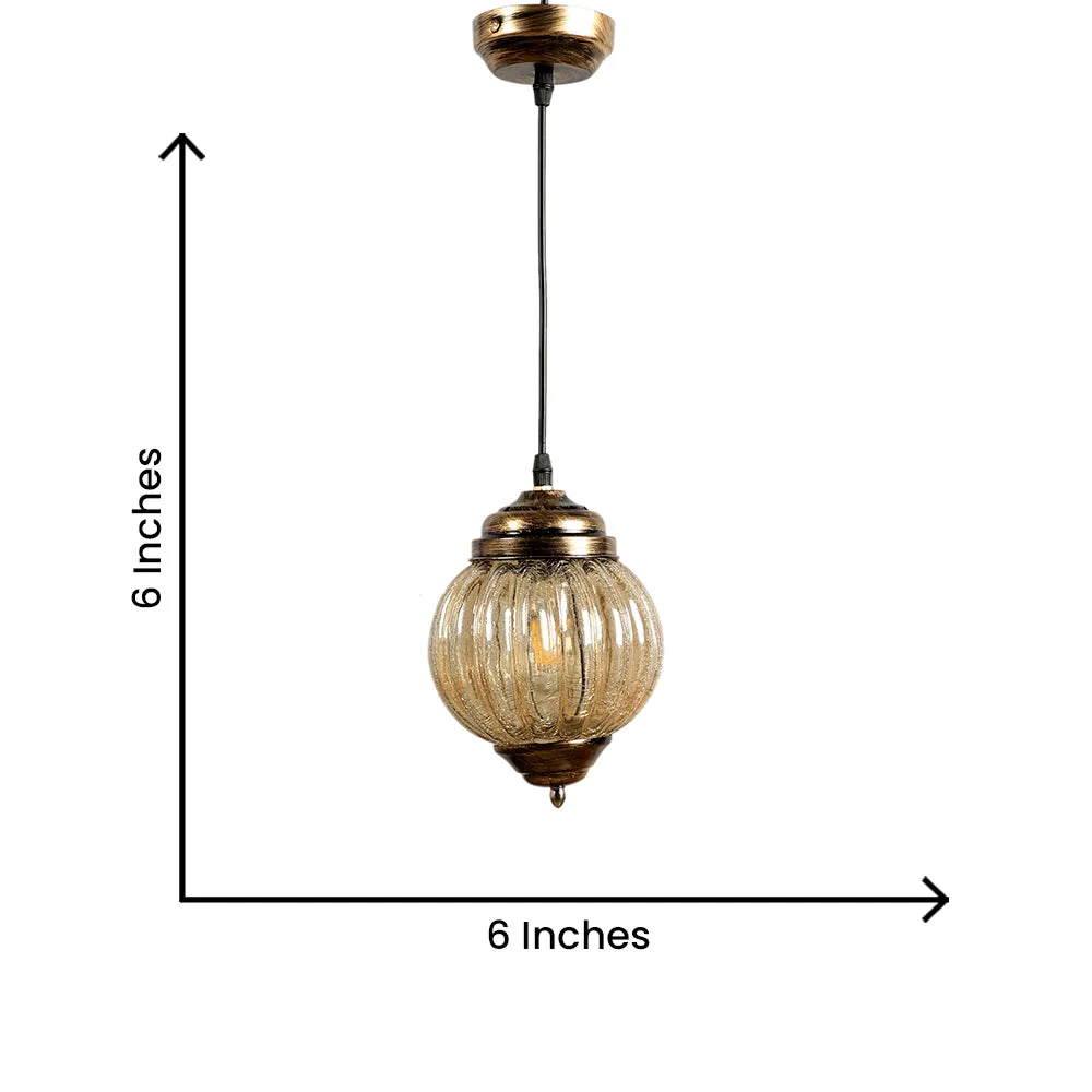 Antique Motif Round Ceiling Light