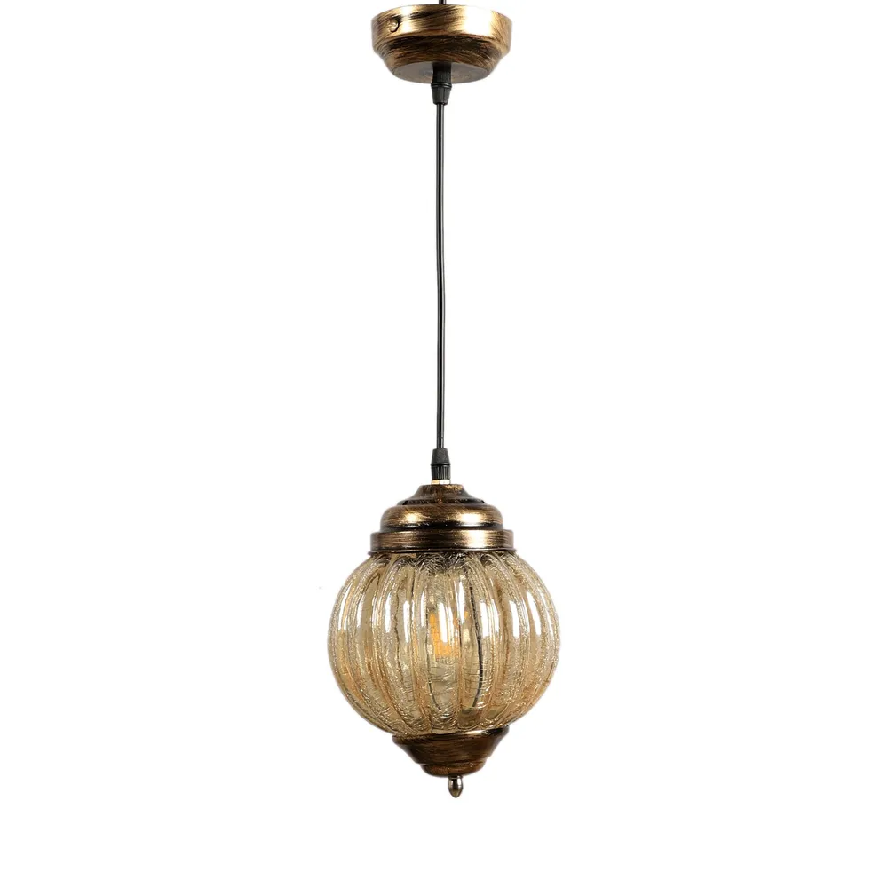 Antique Motif Round Ceiling Light