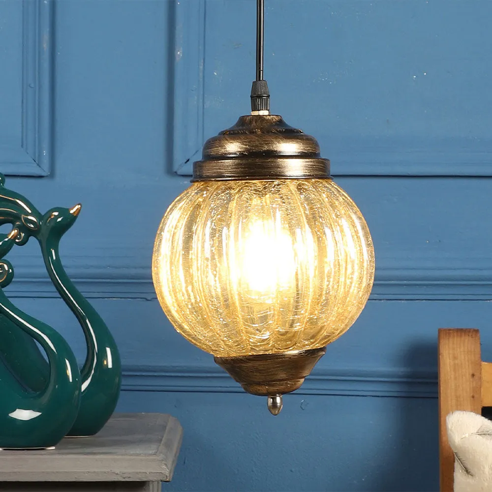 Antique Motif Round Ceiling Light