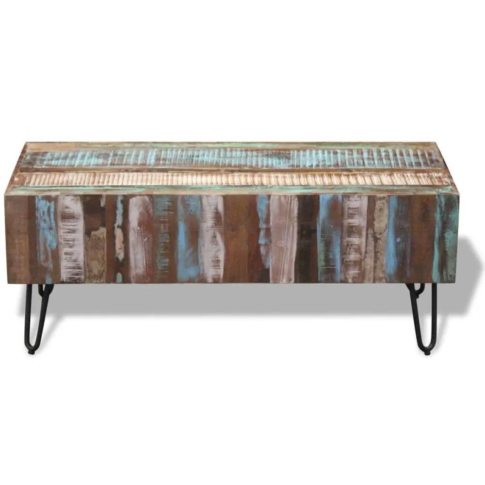 Antique Rectangular Reclaim Wood Coffee Table
