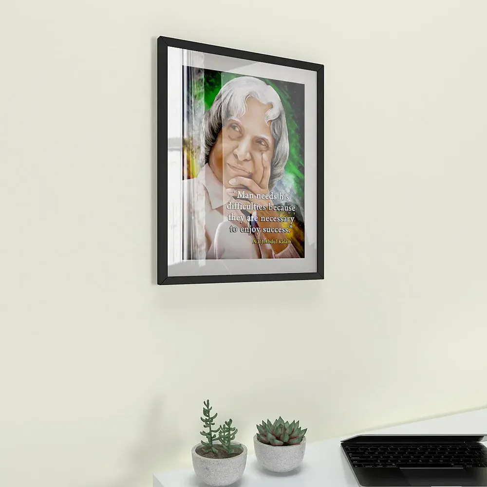 A.P.J. Abdul Kalam Quote Framed Wall Painting