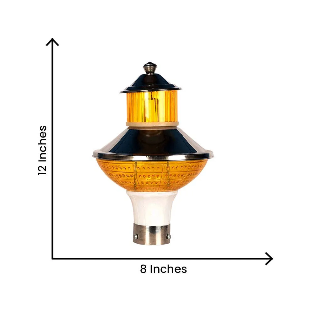 Arabic Motif Golden Decorative Outdoor Light Single Piece