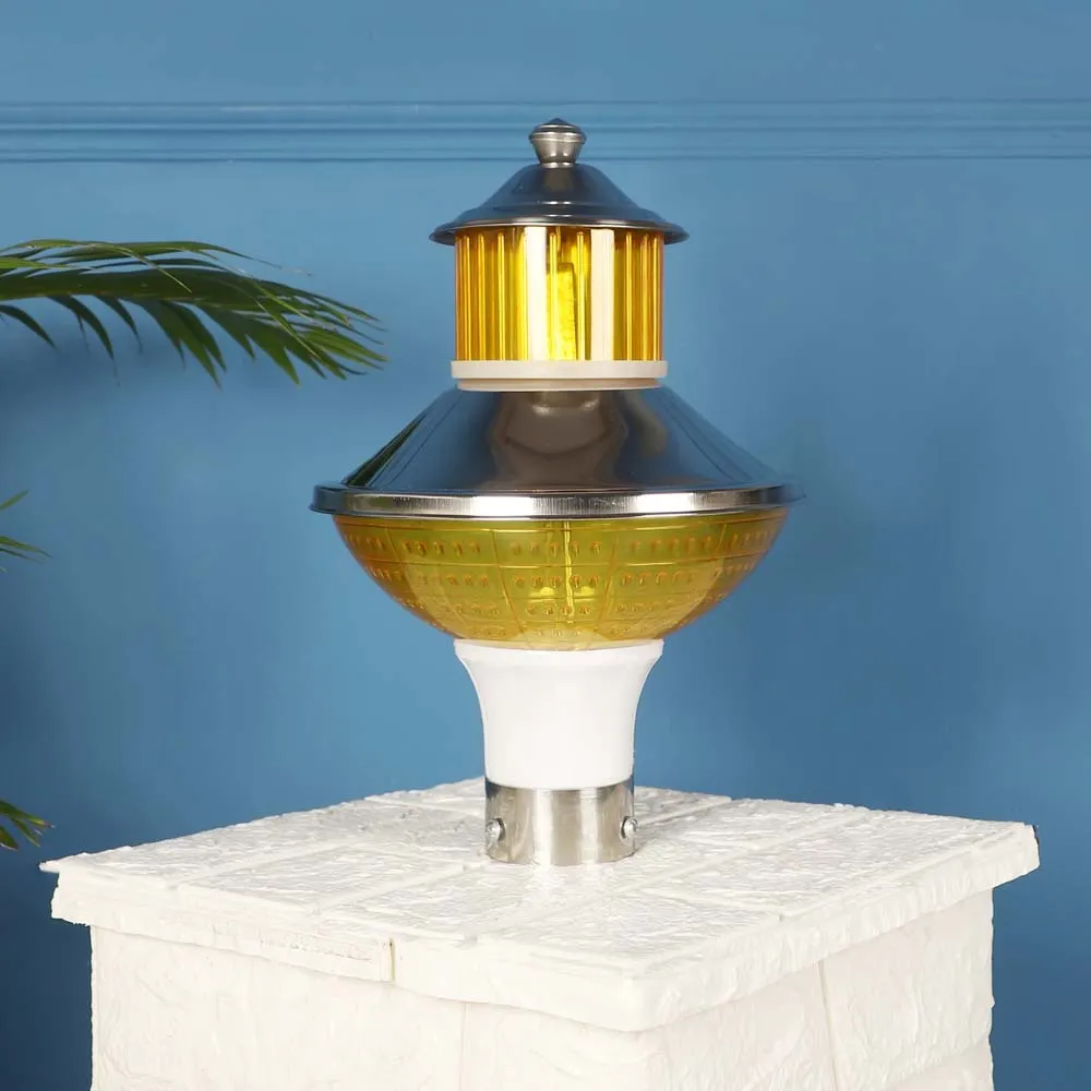 Arabic Motif Golden Decorative Outdoor Light Single Piece