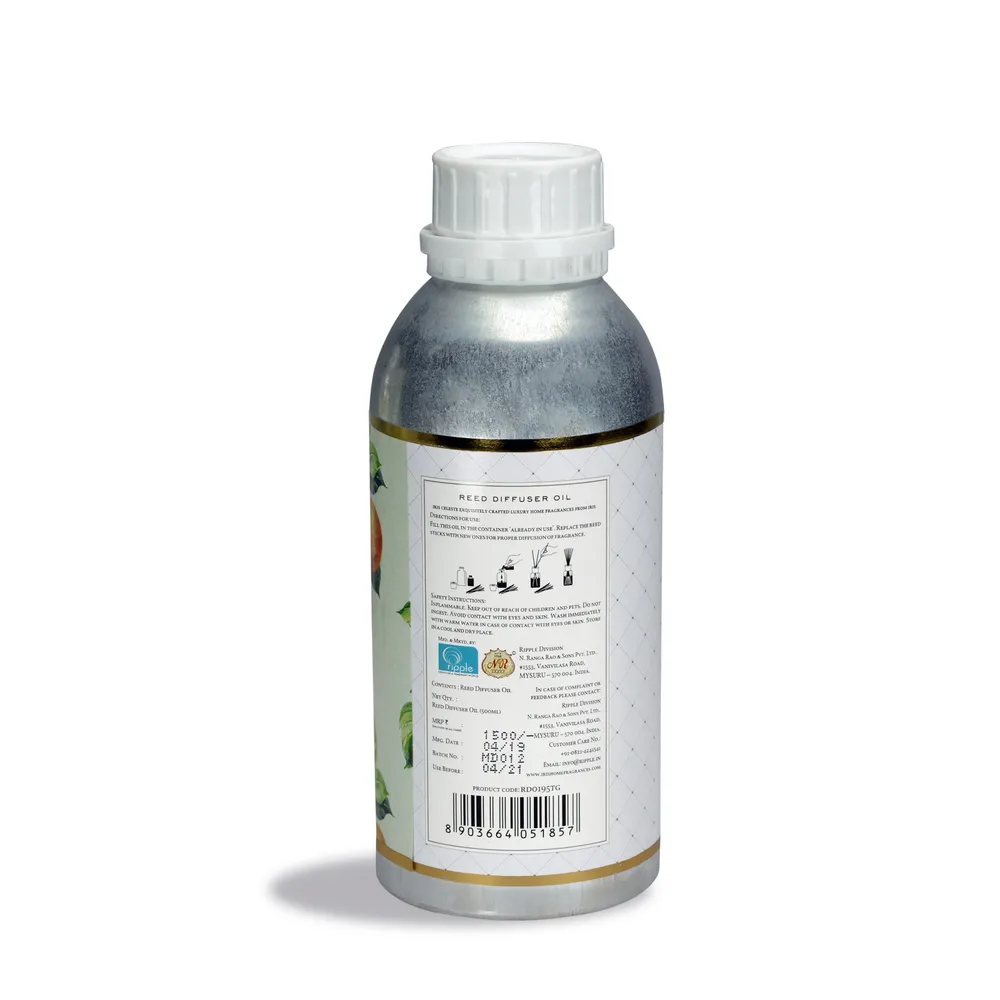 Aromatic Reed Diffuser Refill Pack (500 ML) ( French Lavender / Coral Blue / Tangerine ) CORAL BLUE