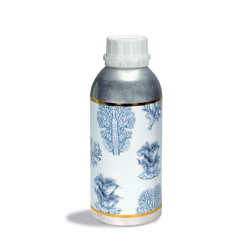 Aromatic Reed Diffuser Refill Pack (500 ML) ( French Lavender / Coral Blue / Tangerine ) CORAL BLUE