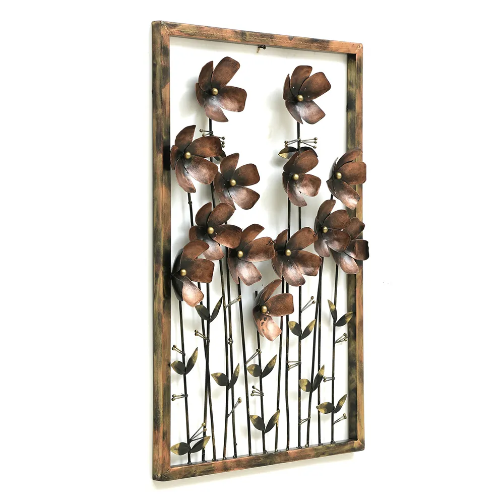 Artistic Daisy Panel Metal Wall Art