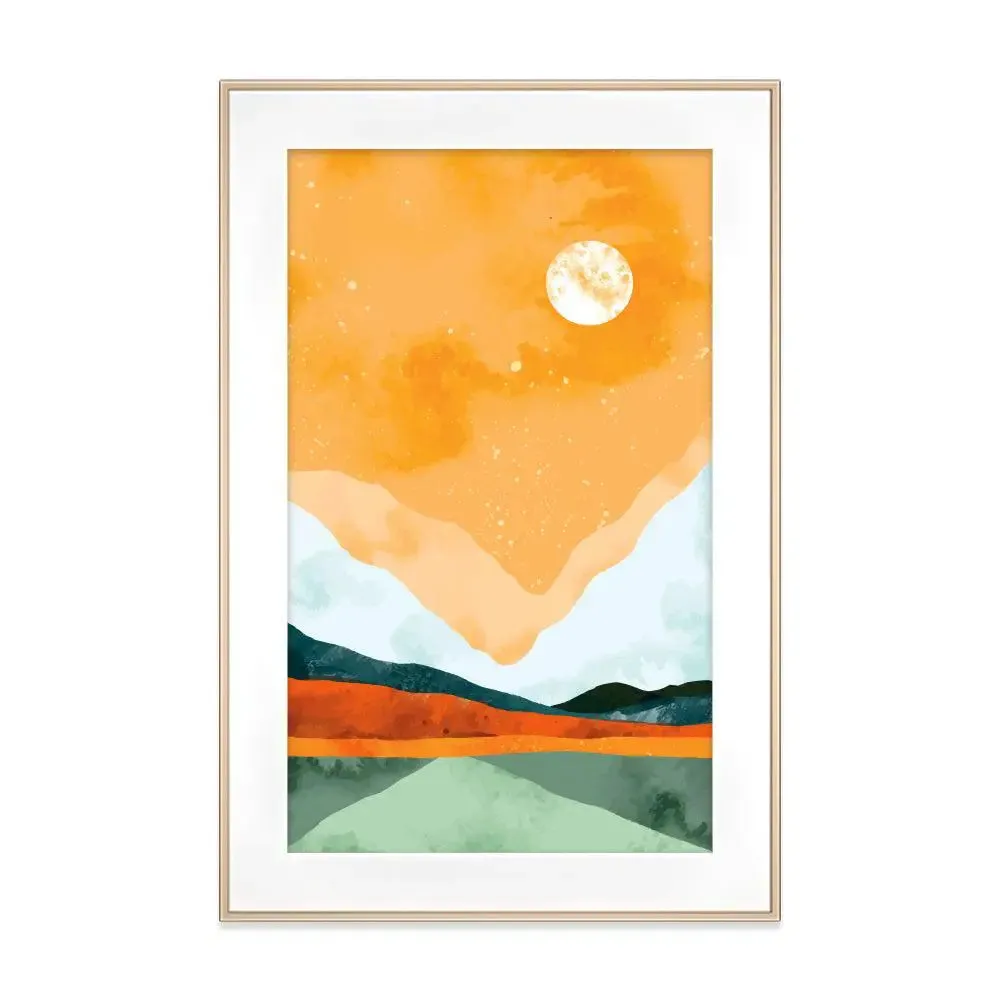 Artistic Watercolor Scenery Premium Big Framed Art