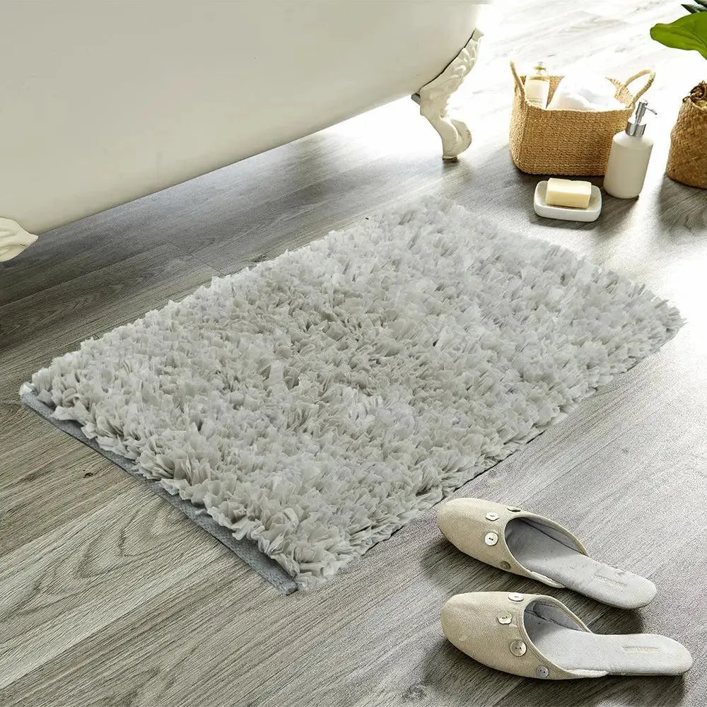 Ash Grey Premium Super Soft Cotton Bathmat (17 x 24) Inches