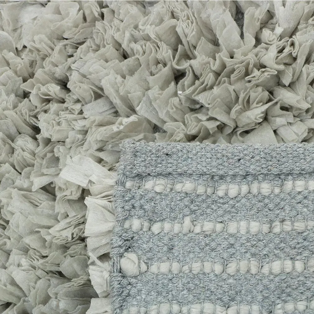 Ash Grey Premium Super Soft Cotton Bathmat (17 x 24) Inches