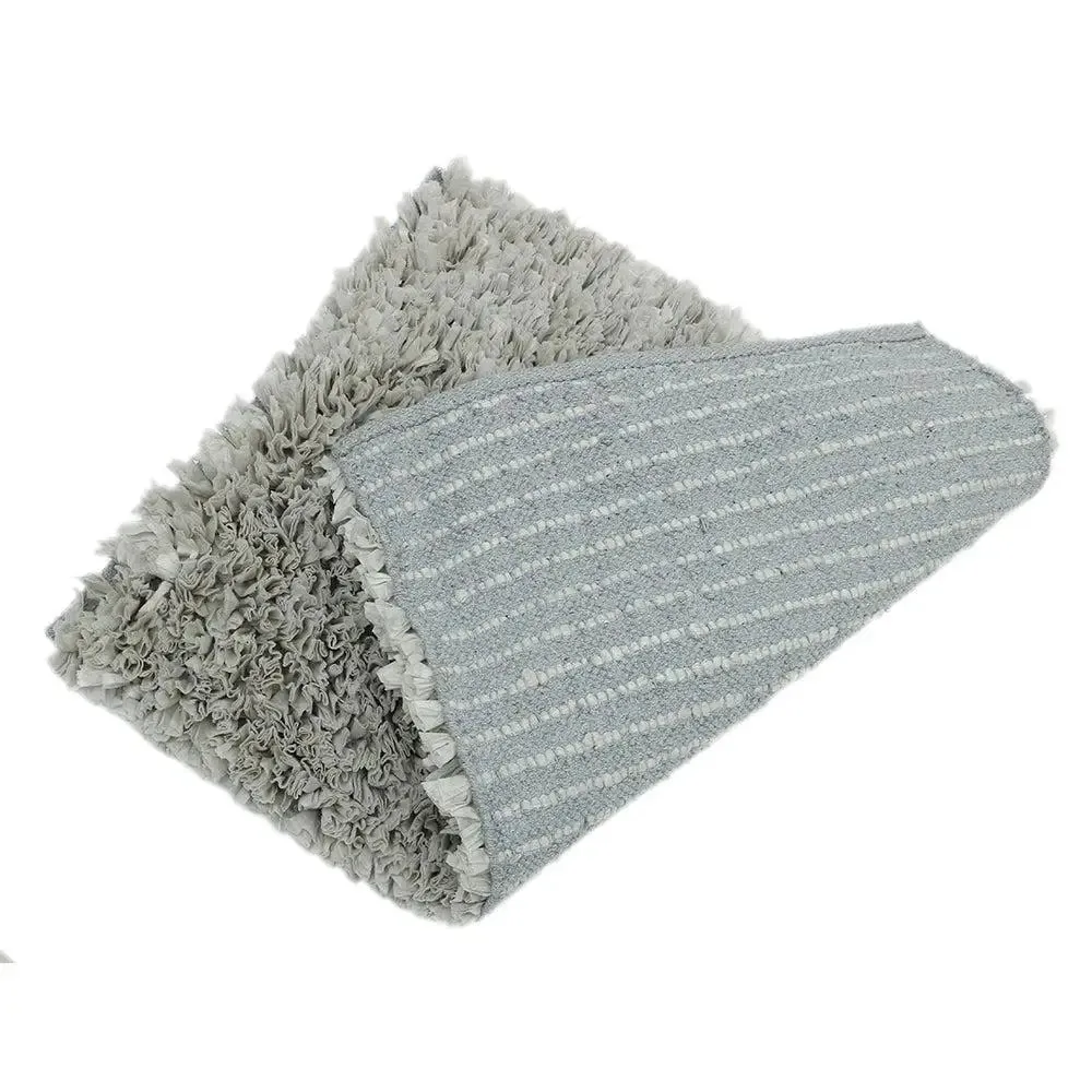 Ash Grey Premium Super Soft Cotton Bathmat (17 x 24) Inches