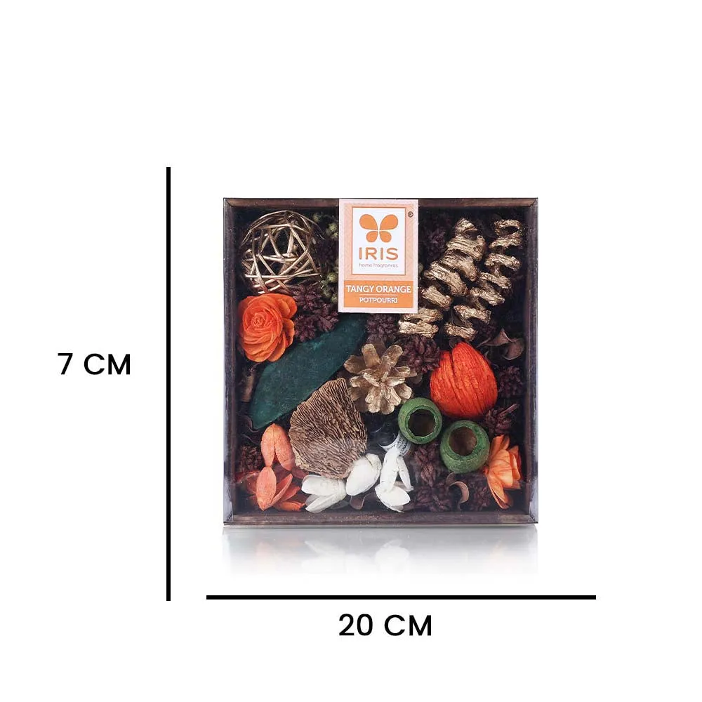 Assorted Tangy Orange fragrance Potpourri with Essential Oil Pack