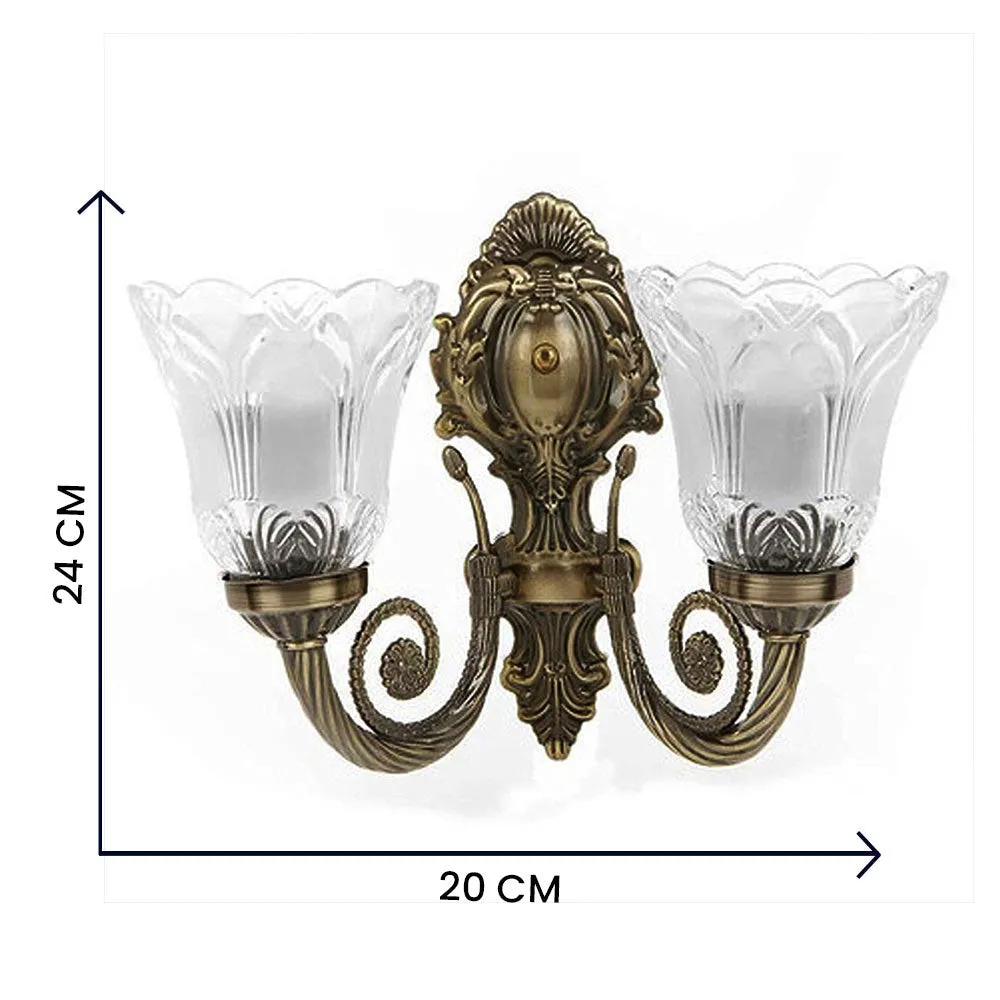Attached Vintage Motif Wall Light  (Bulb not included) Single Piece