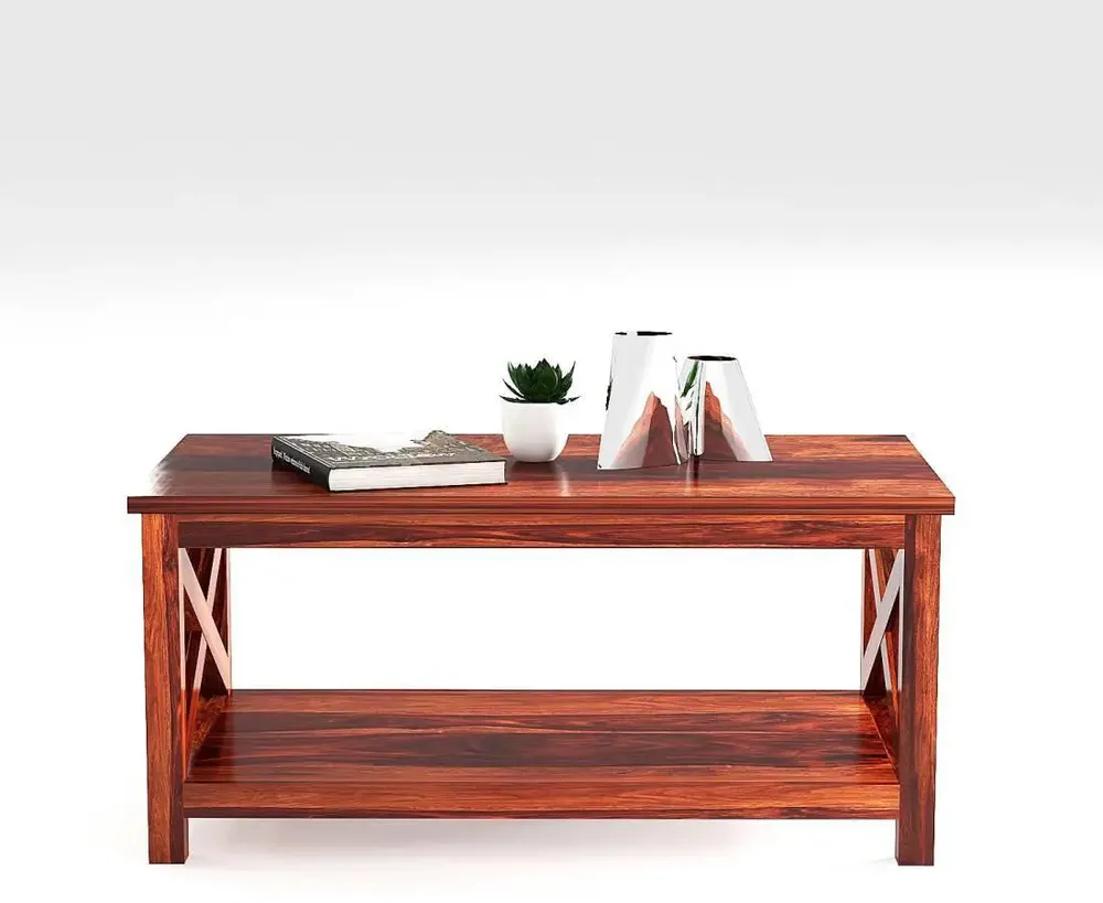 Attention Centric Durable Sheesham Wood Center Table