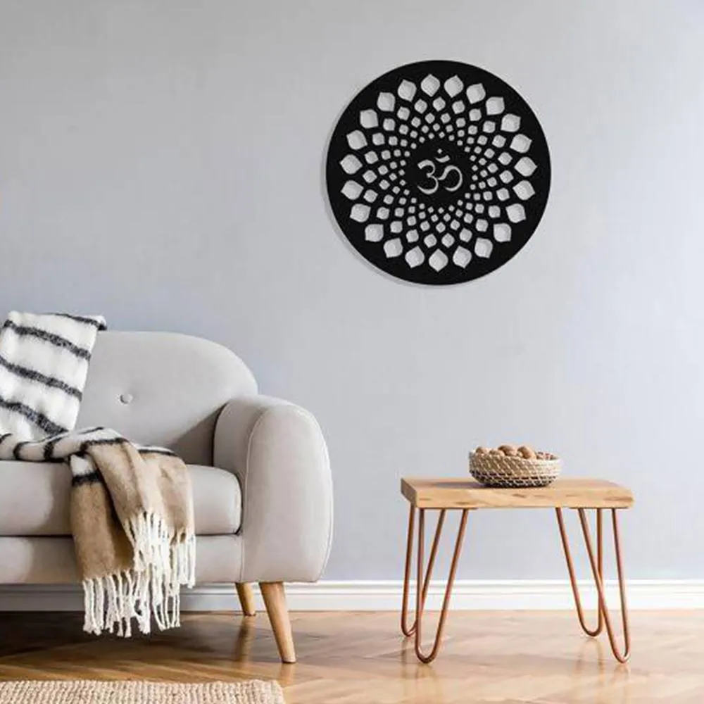 Aum Yantra Metal Wall Art Set of 1