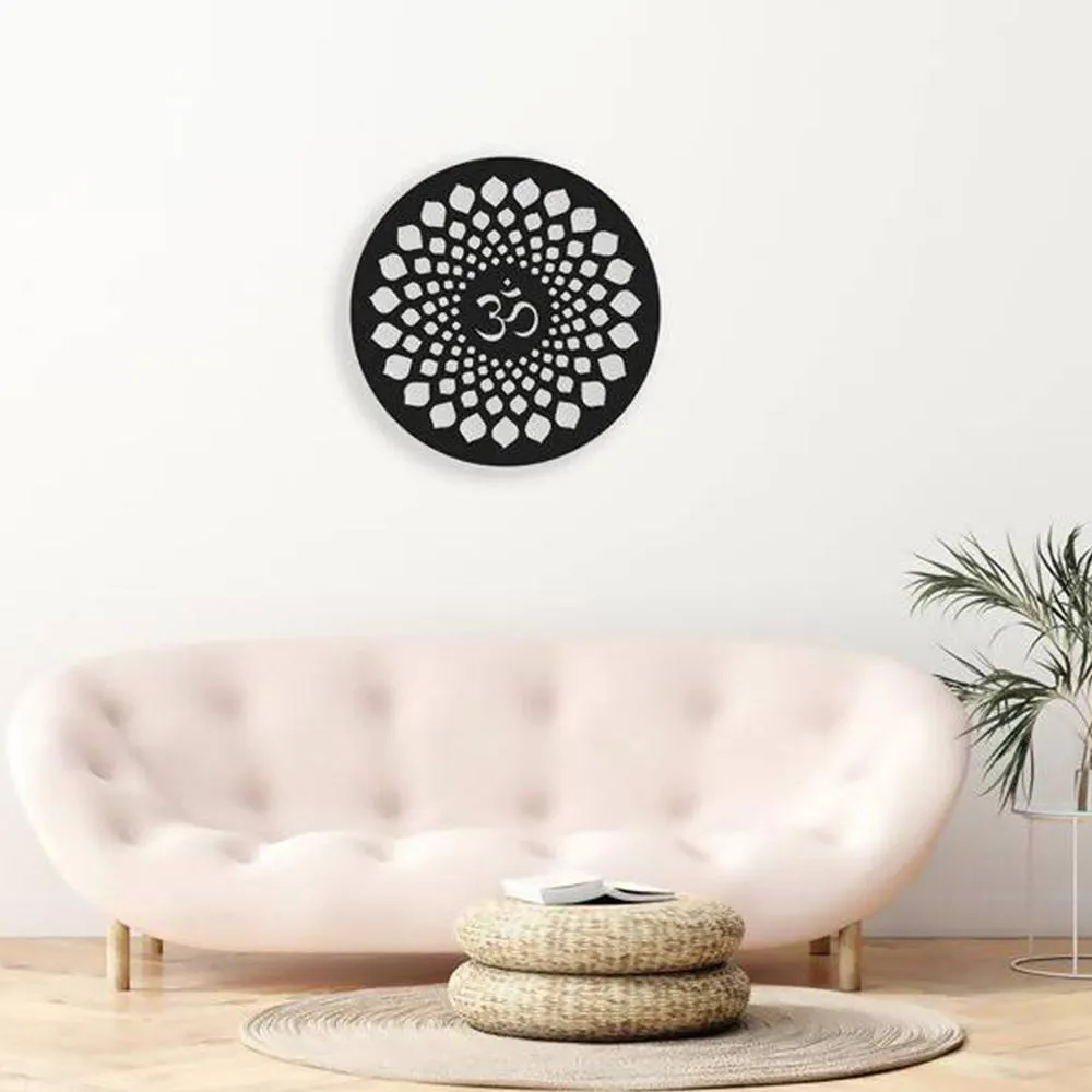 Aum Yantra Metal Wall Art Set of 1