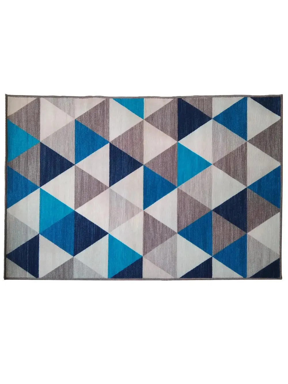 Aztec Blue Printed Premium Area Carpet ( 3 ft x5 ft & 4 ft x 6 ft ) 3X5 ft