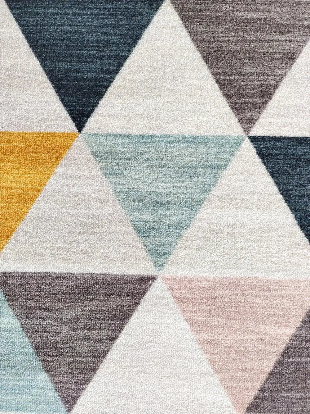 Aztec Grey & Yellow Printed Premium Area Carpet ( 3 ft x5 ft & 4 ft x 6 ft ) 3X5 ft