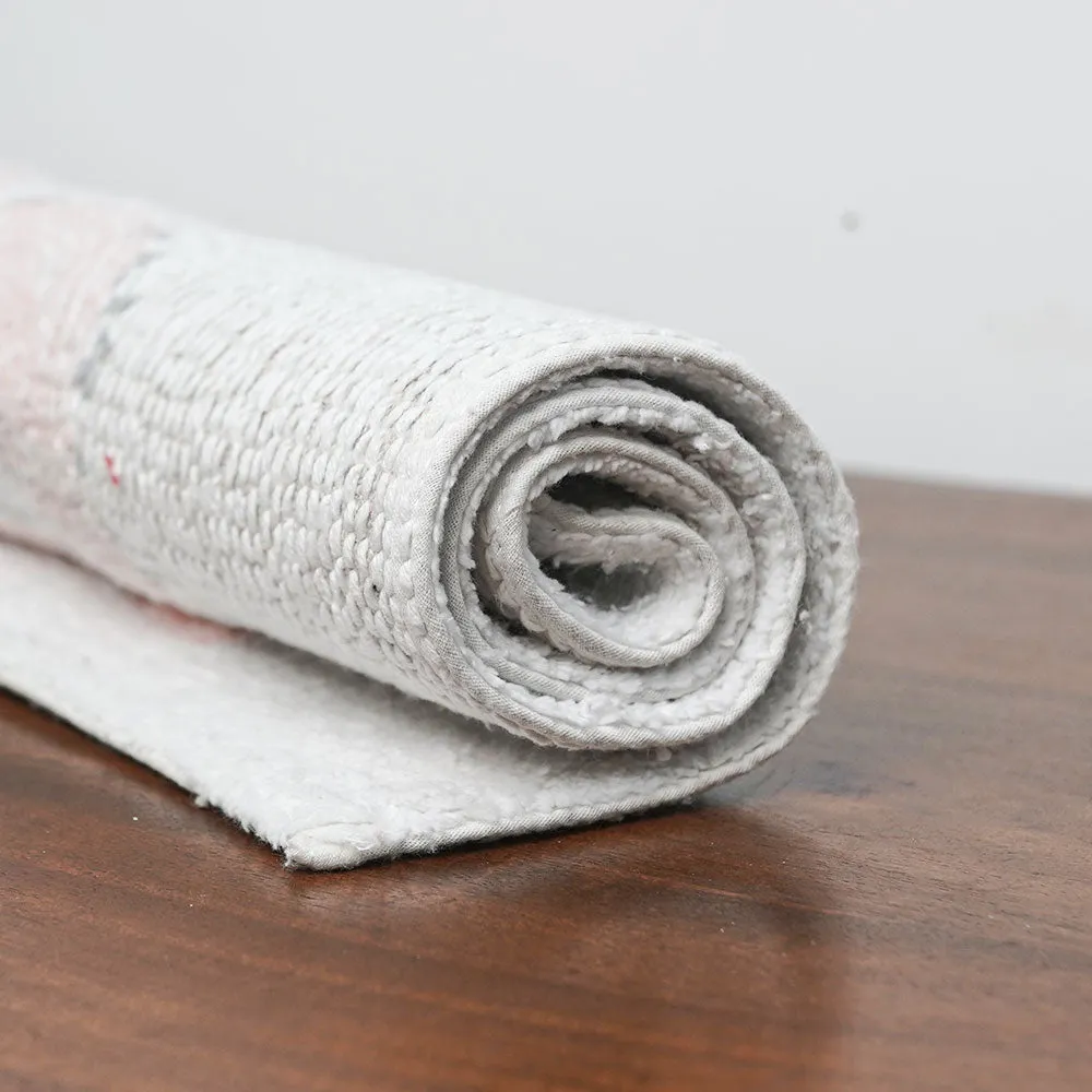 Babe Printed High Absorbent White Kids Bathmat