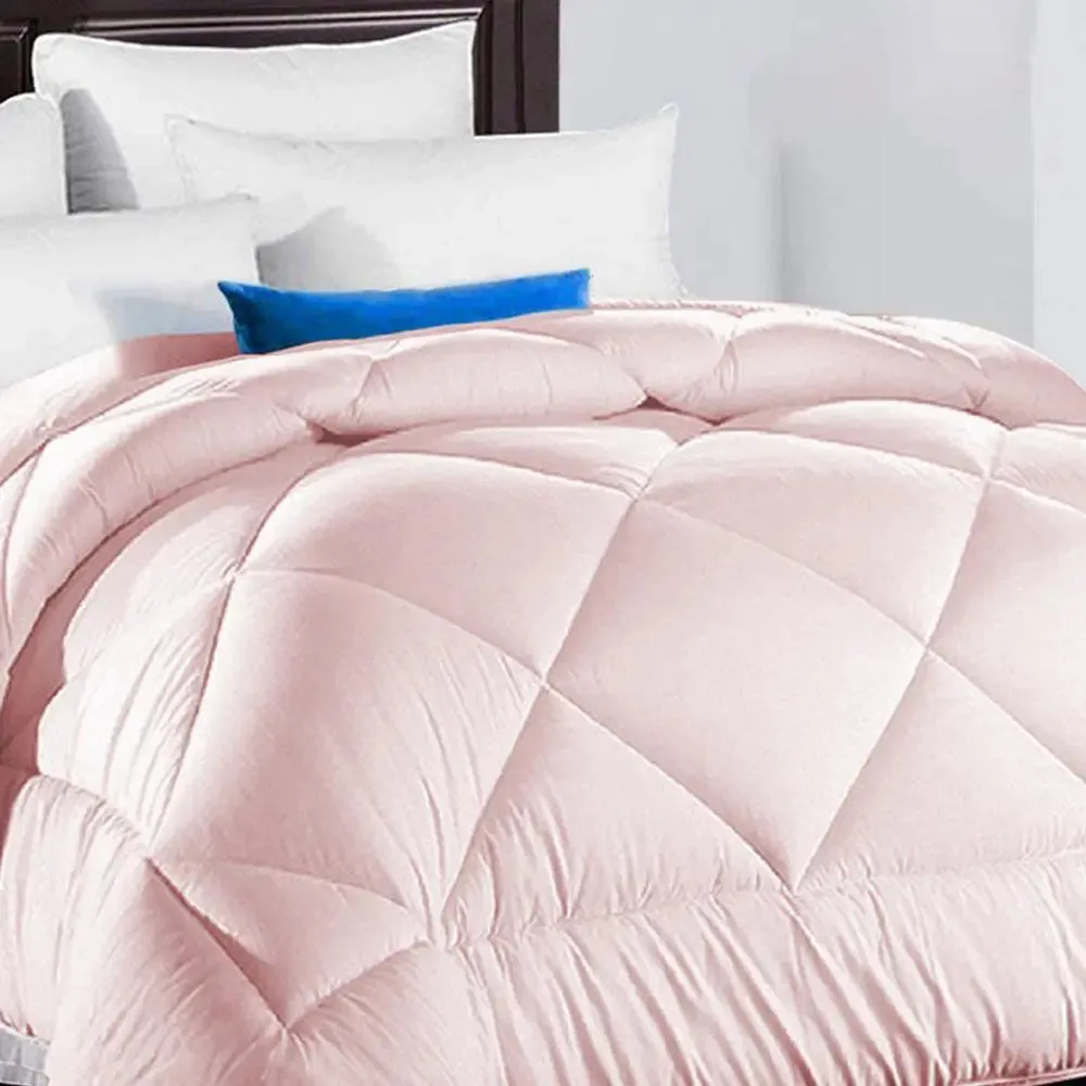 Baby Blue Loosely Quilted Single Bed Comforter