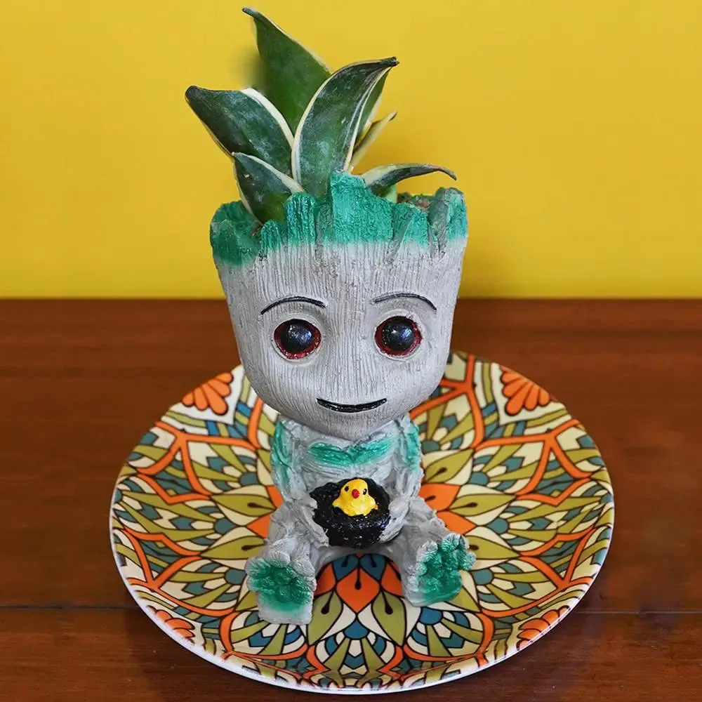 Baby Groot Planter Flower Pot for Home Decor Set of 3