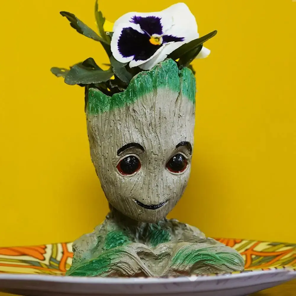 Baby Groot Planter Flower Pot for Home Decor Set of 3