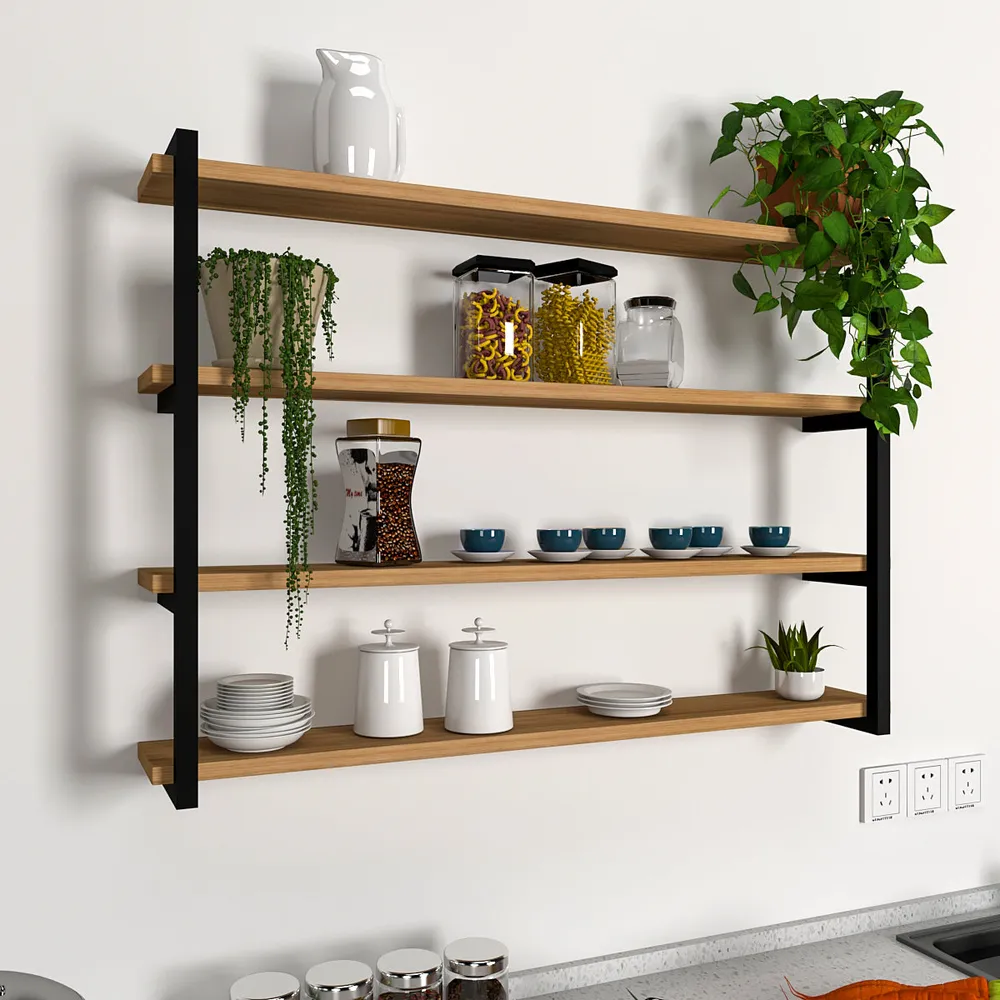 Backlit Wall Shelf In Contemporary Design