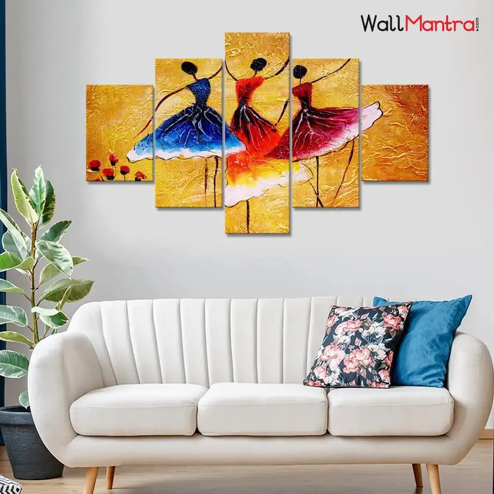 Ballet Dancer Canvas Painting