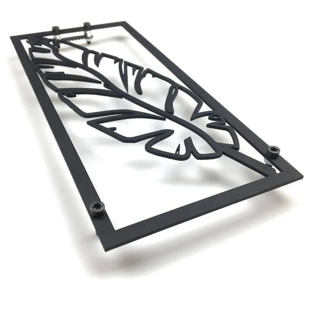 Banana, Monstera, Fern Leaves Metal Art Set of 3