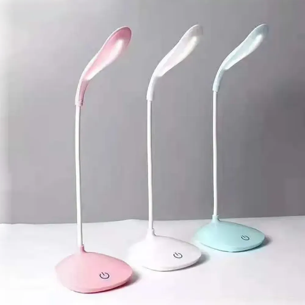 Battery Operated Flexible Neck Portable Touch LED Study Lamp