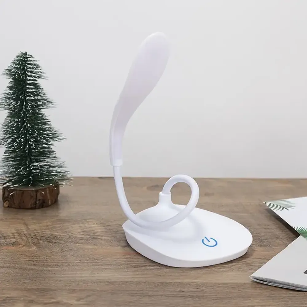 Battery Operated Flexible Neck Portable Touch LED Study Lamp