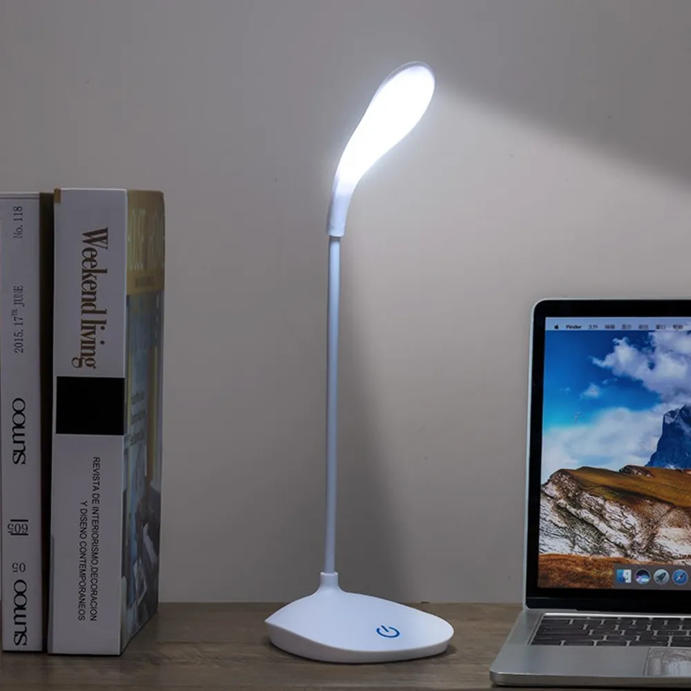 Battery Operated Flexible Neck Portable Touch LED Study Lamp