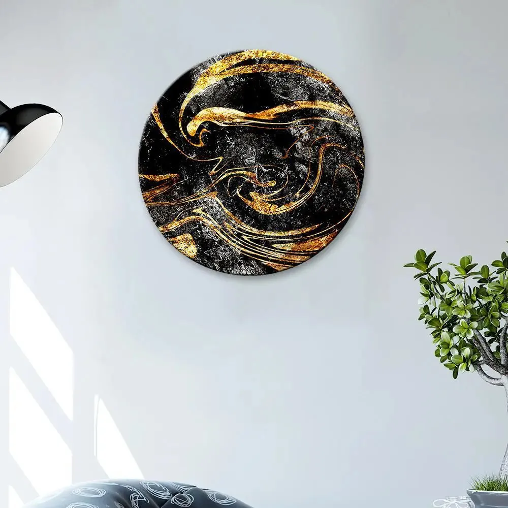 Beautiful Abstract Art Round Shape Canvas wall Painting