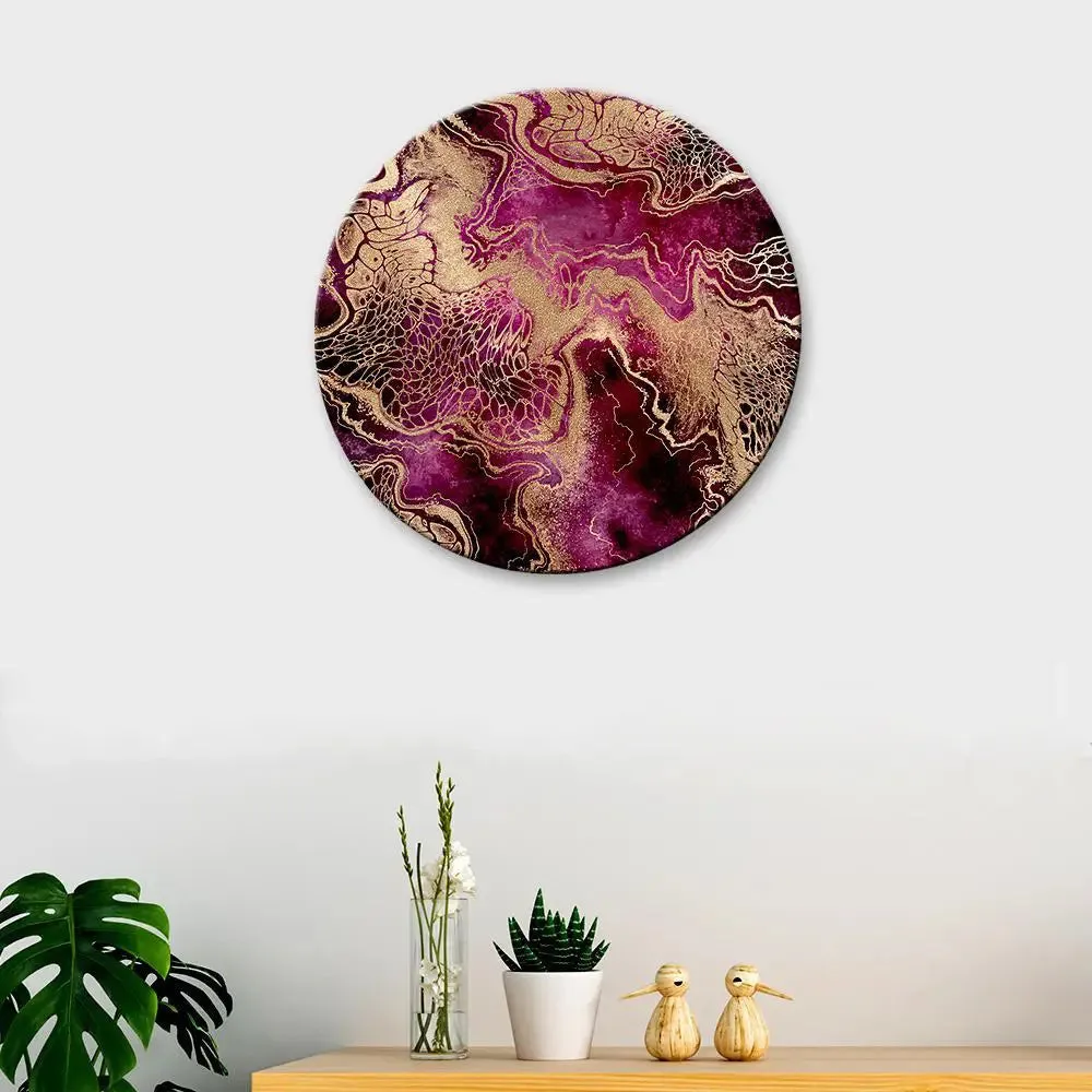 Beautiful Abstract Art Round Shape Canvas wall Painting