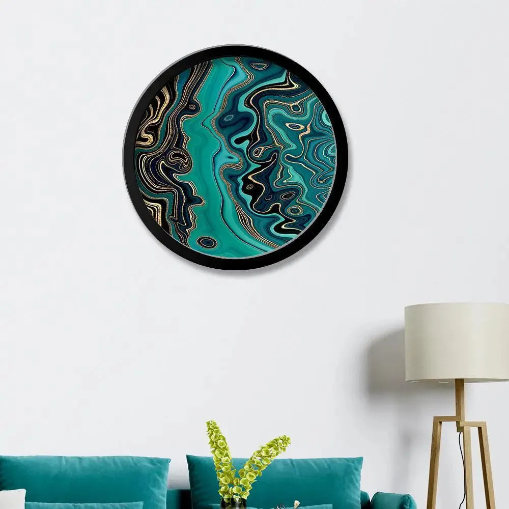 Beautiful Abstract Modern Art Round Shape Canvas wall Painting