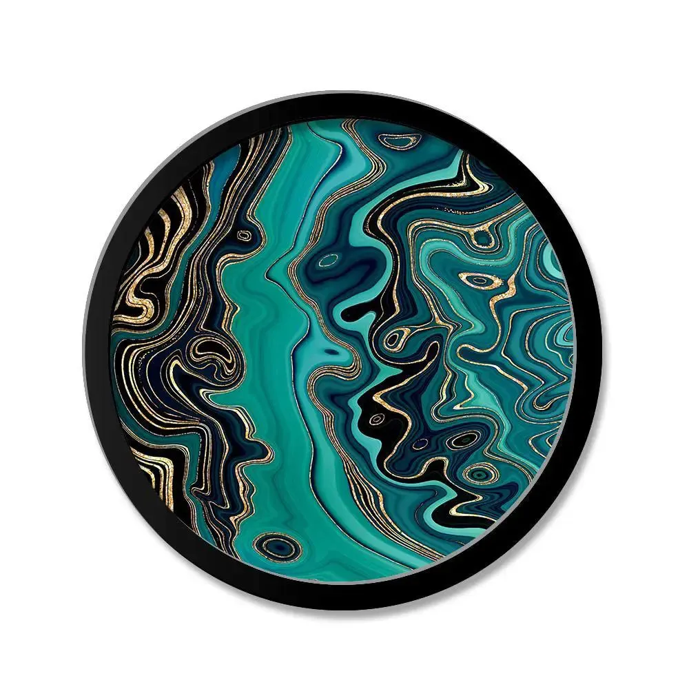 Beautiful Abstract Modern Art Round Shape Canvas wall Painting