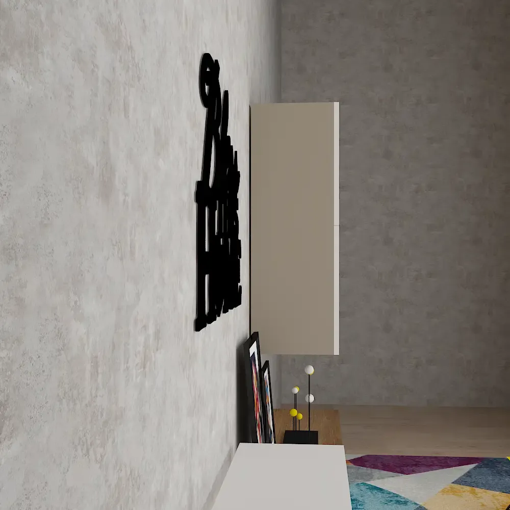 Beautiful Bless this Home Design Wooden Wall Hanging, Living Room Wooden Wall Decoration Medium(15 inch X 20 inch)