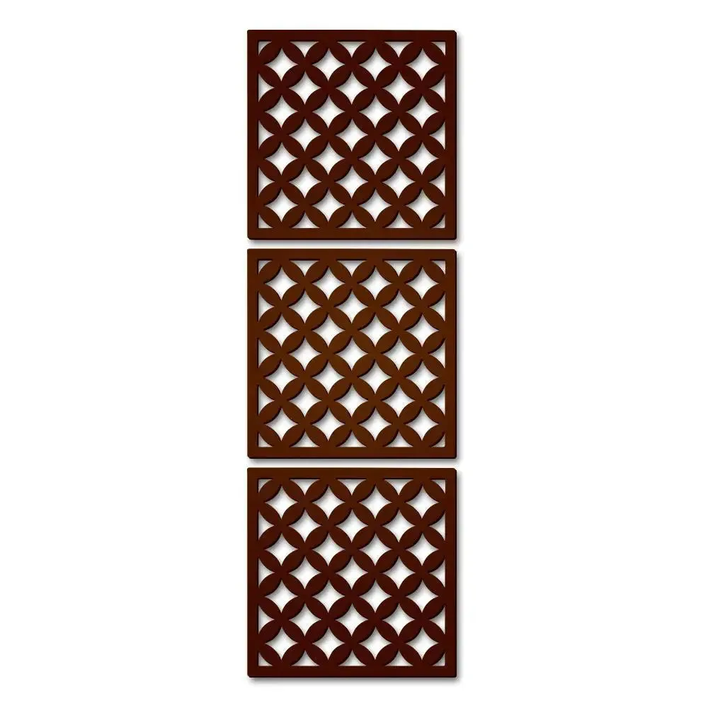 Beautiful Brown color Floral Design Wooden Wall Hanging. Medium(38 inch X 12 inch)