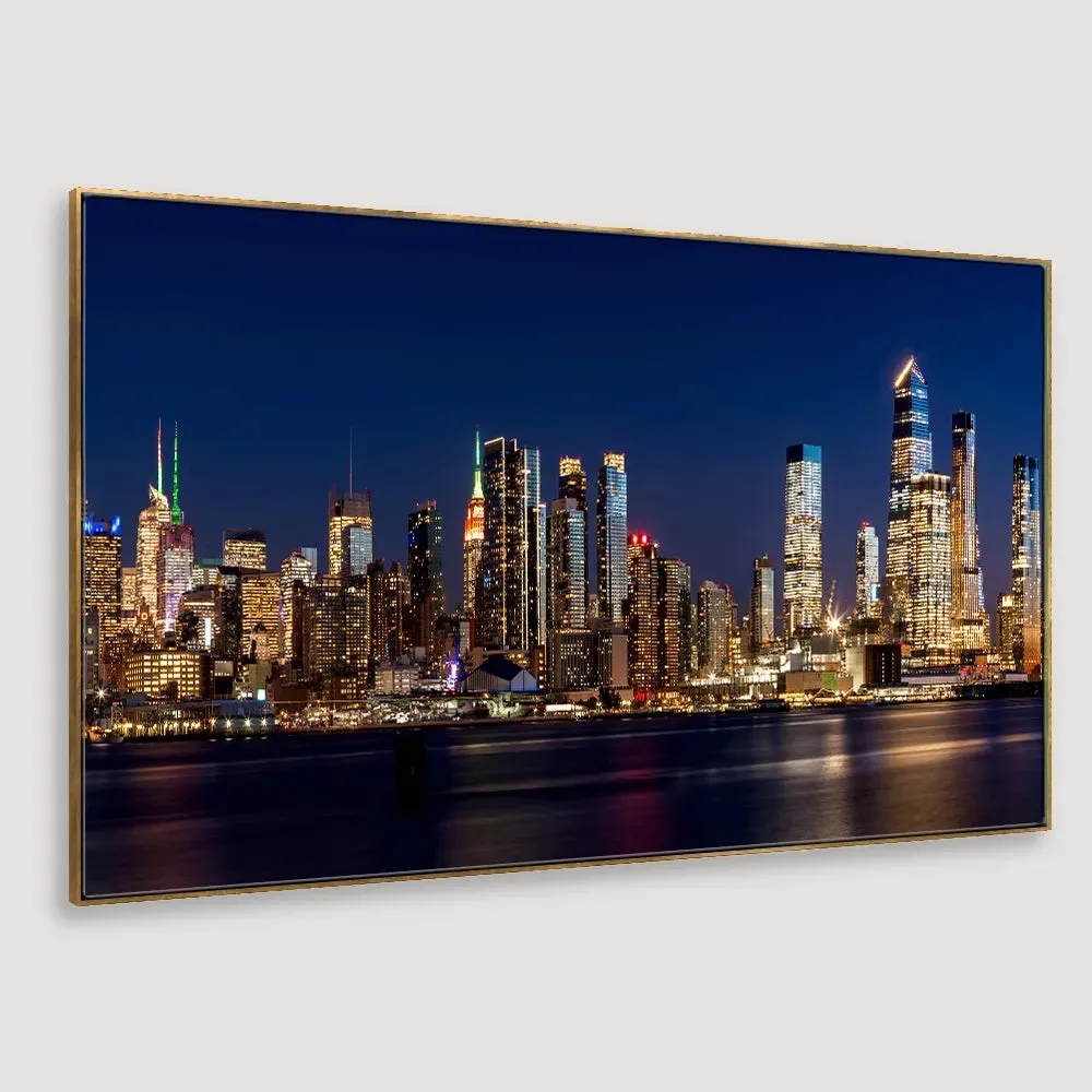 Beautiful City Lights Framed Canvas Wall Paintings/Wall Art With Frame