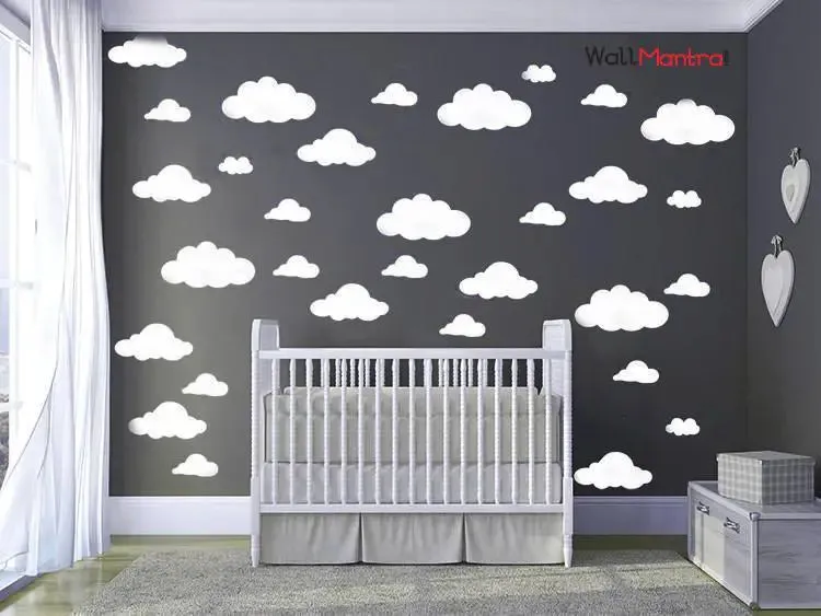 Beautiful Cloud Wall Sticker for Kid's Room