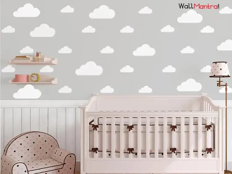 Beautiful Cloud Wall Sticker for Kid's Room