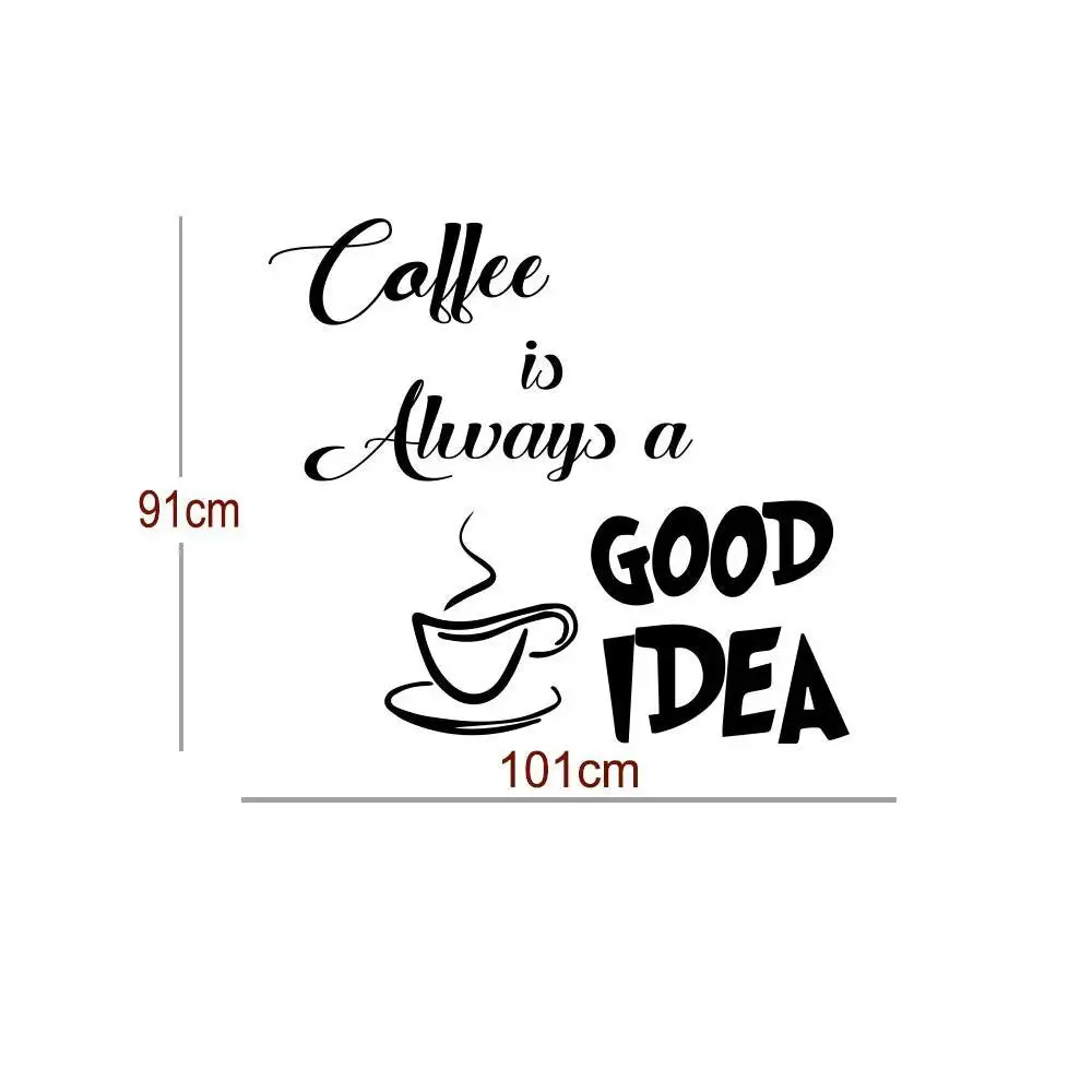 Beautiful Coffee Wall Decal & Wall Sticker for Dining Room