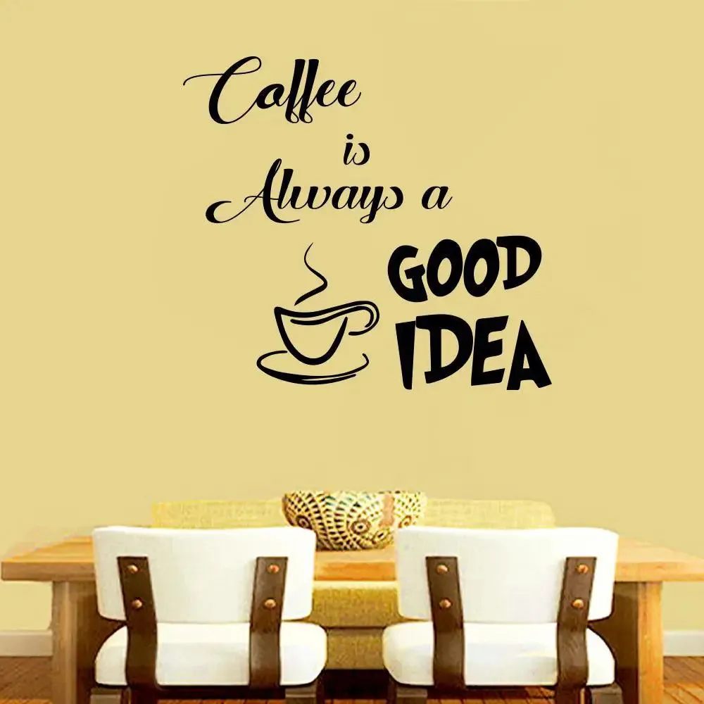 Beautiful Coffee Wall Decal & Wall Sticker for Dining Room
