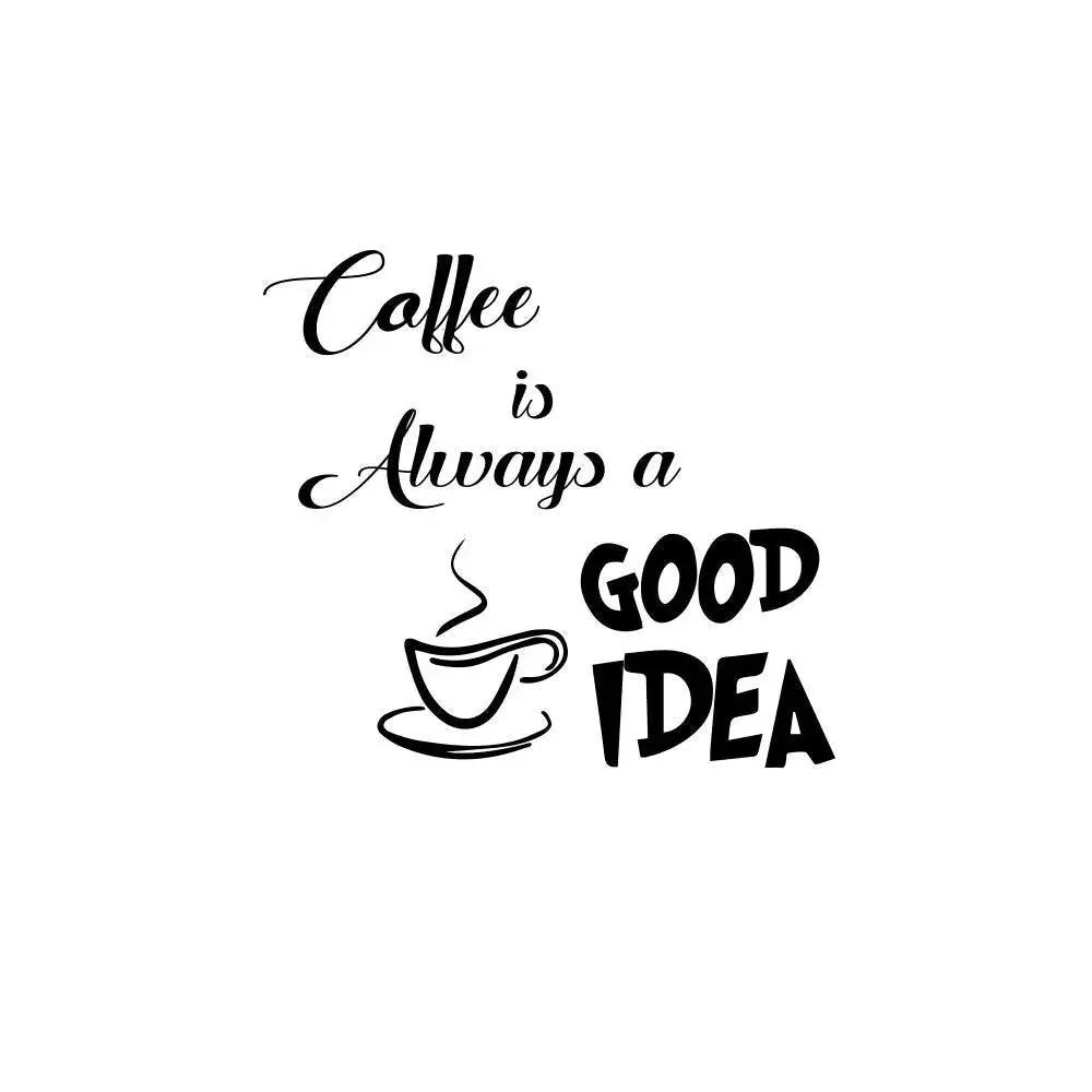 Beautiful Coffee Wall Decal & Wall Sticker for Dining Room