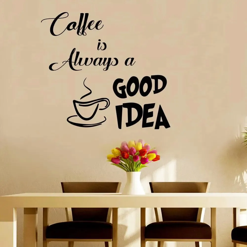 Beautiful Coffee Wall Decal & Wall Sticker for Dining Room