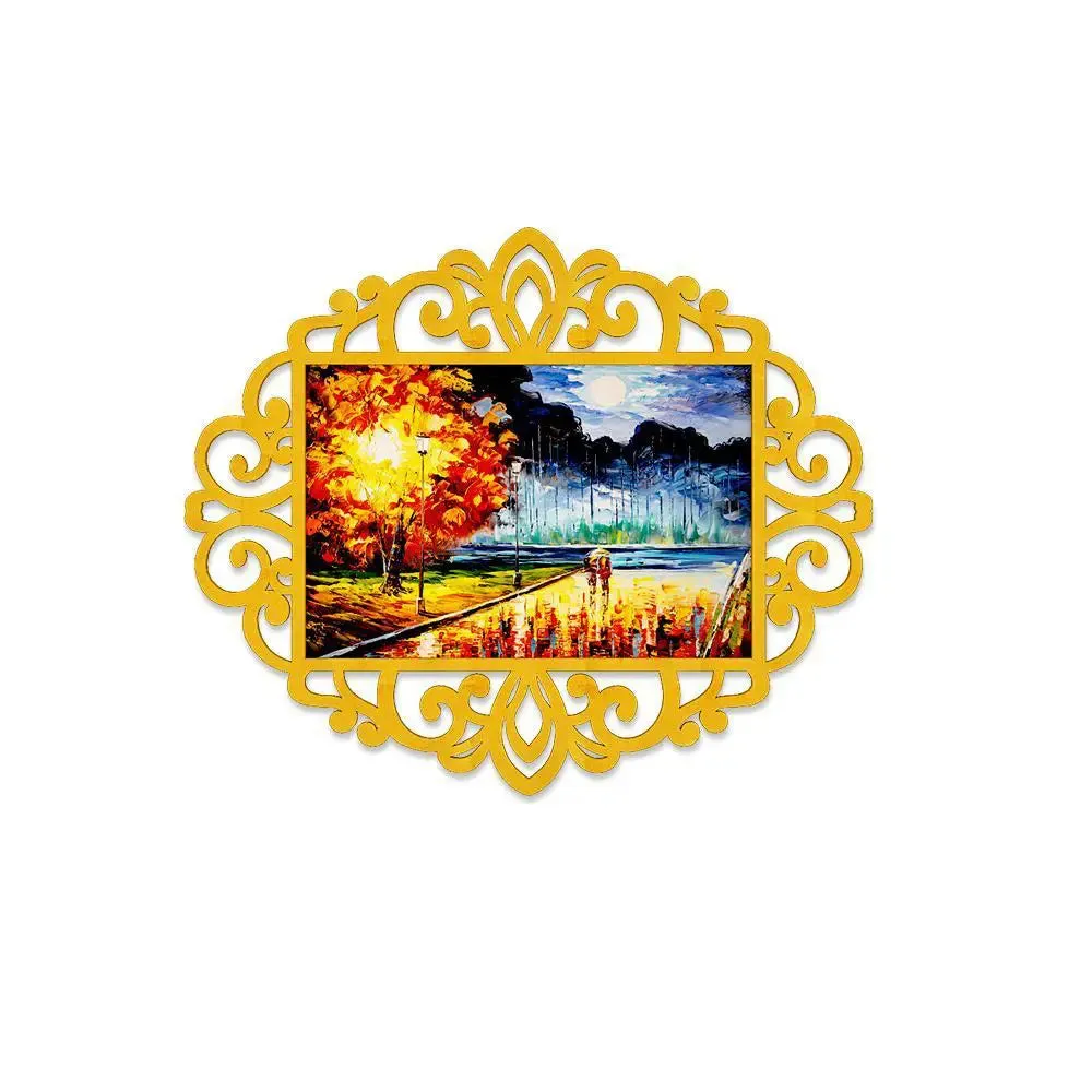 Beautiful Couple Scenery Canvas Print in Decorative Frame