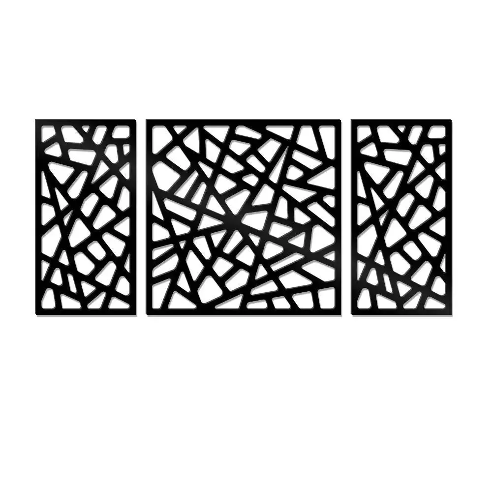 Beautiful Decorative Jali in Black color Design Wooden Wall Hanging Medium(18 inch X 40 inch)