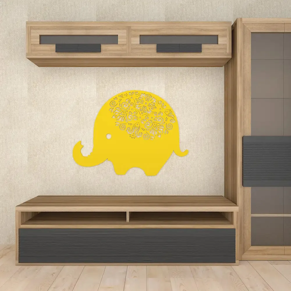 Beautiful Designer kid Elephant Wooden Wall Hanging Medium(13 inch X 18 inch)