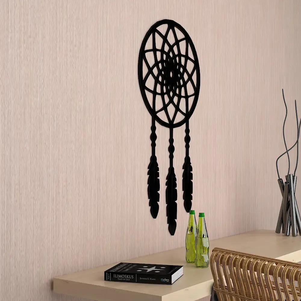 Beautiful Dream Catcher Wooden Wall Hanging,Living Room Wooden Wall Decoration Medium(18 inch X 9 inch)