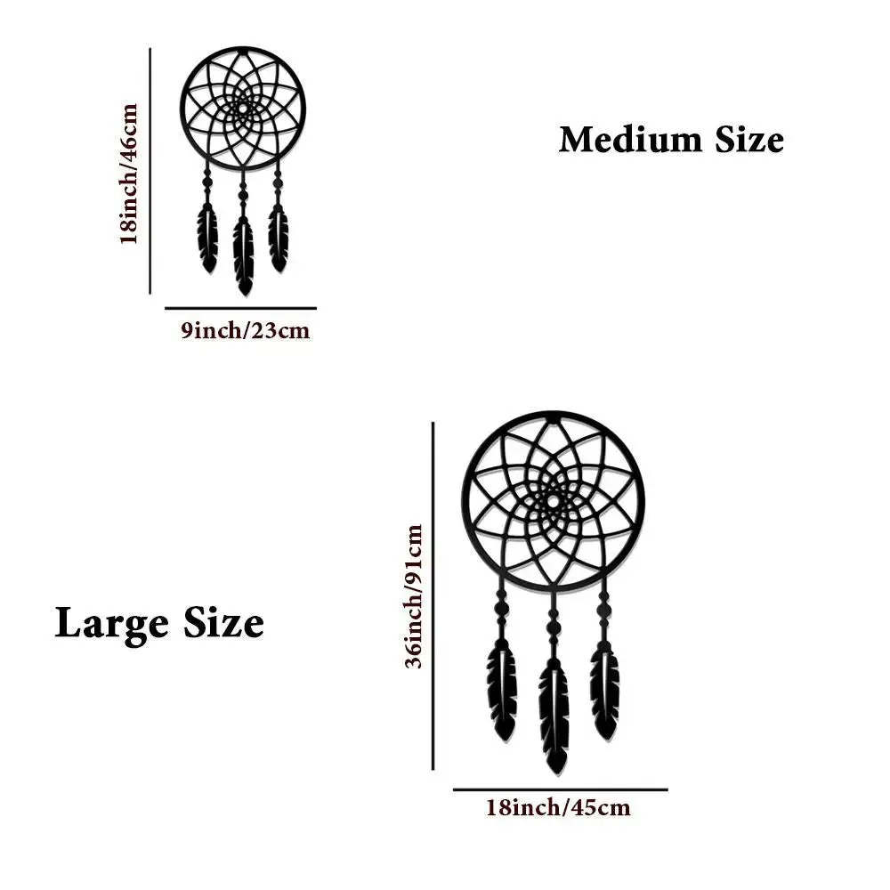 Beautiful Dream Catcher Wooden Wall Hanging,Living Room Wooden Wall Decoration Medium(18 inch X 9 inch)