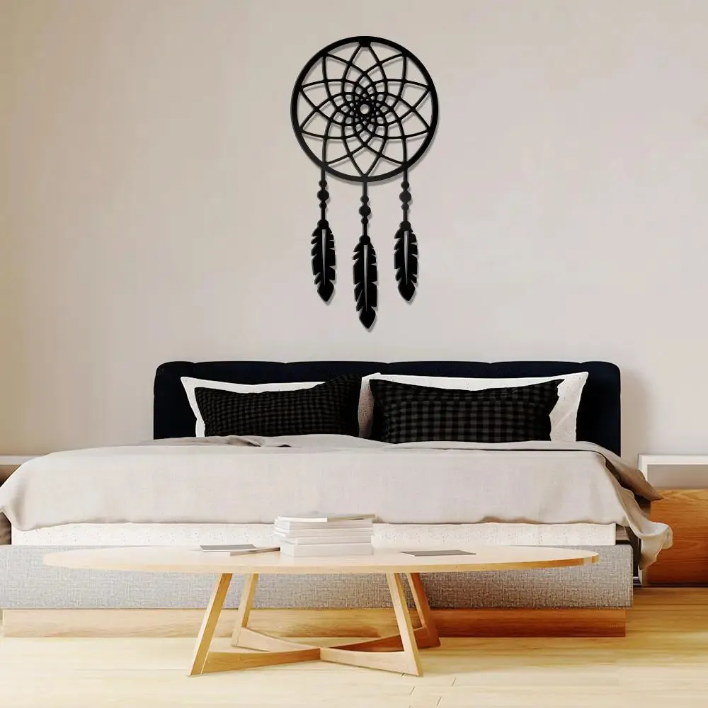 Beautiful Dream Catcher Wooden Wall Hanging,Living Room Wooden Wall Decoration Medium(18 inch X 9 inch)